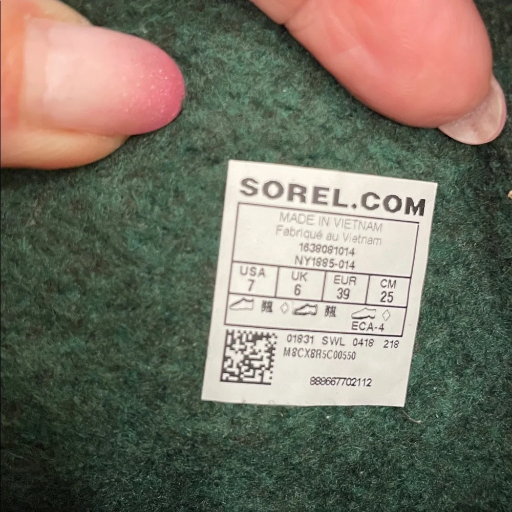 Sorel waterproof winter snow boots men 7